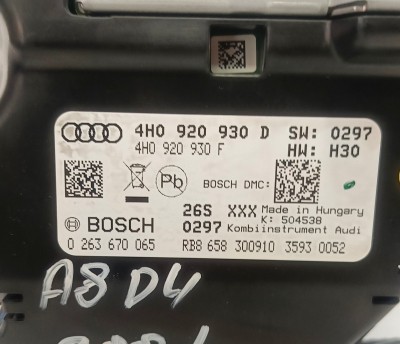 Audi A8 D4 4.2tdi 4H0920930D