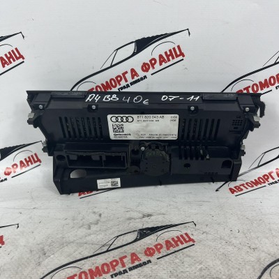 Управление климатроник Audi A4 B8 8T1820043AB